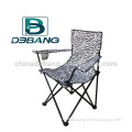 Quad Zebra Print Folding Chair